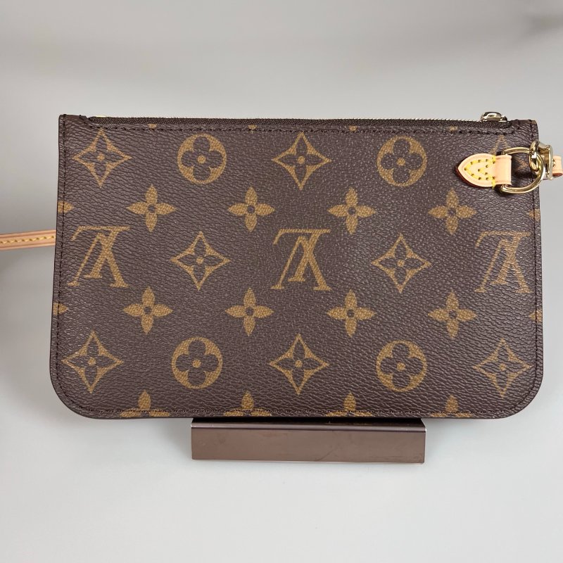 全新品 LV M46979/晶片款 NEVERFULL PM托特包-9
