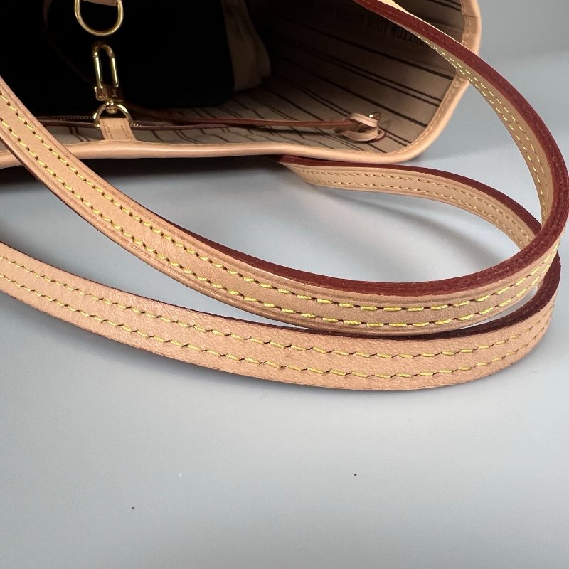 全新品 LV M46979/晶片款 NEVERFULL PM托特包-13