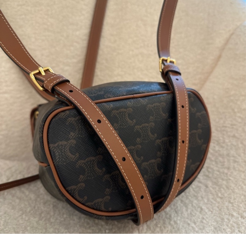 【全🆕】Celine Folco mini 書包老花帆布拼牛皮背包 Backpack mini-3