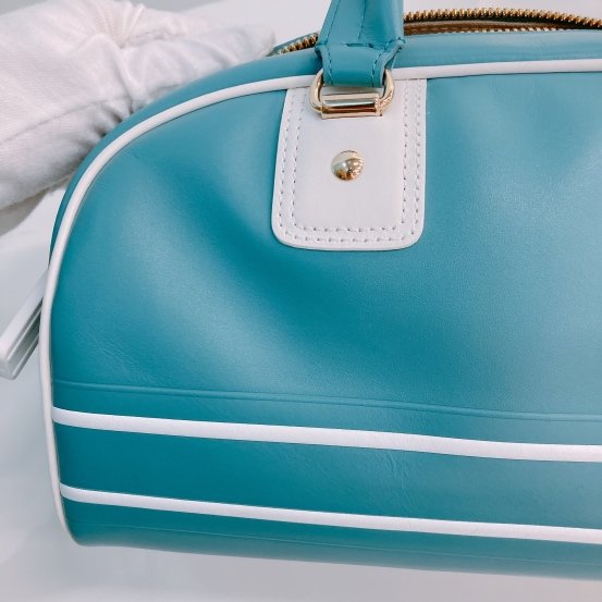 MS0454 Christian Dior 迪奧 保齡球 小號 Vibe Boston Bag Small Calfskin Aqua-15