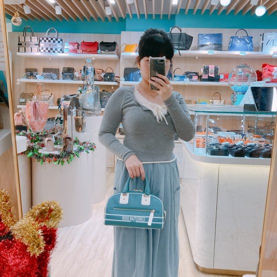 MS0454 Christian Dior 迪奧 保齡球 小號 Vibe Boston Bag Small Calfskin Aqua-19