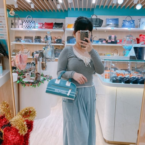 MS0454 Christian Dior 迪奧 保齡球 小號 Vibe Boston Bag Small Calfskin Aqua-20