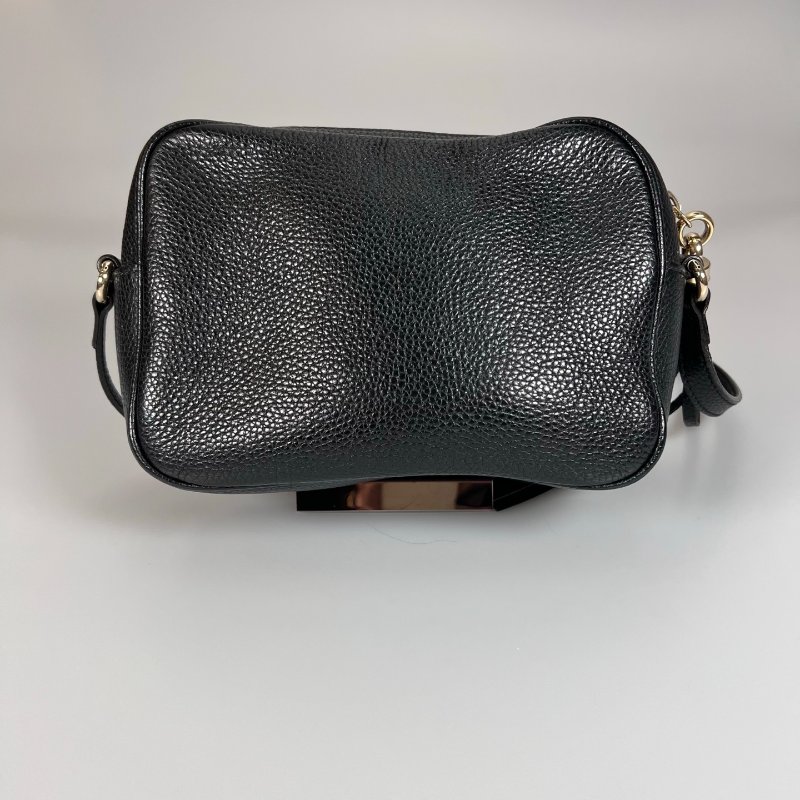 GUCCI 308364 黑皮革SOHO相機包-2