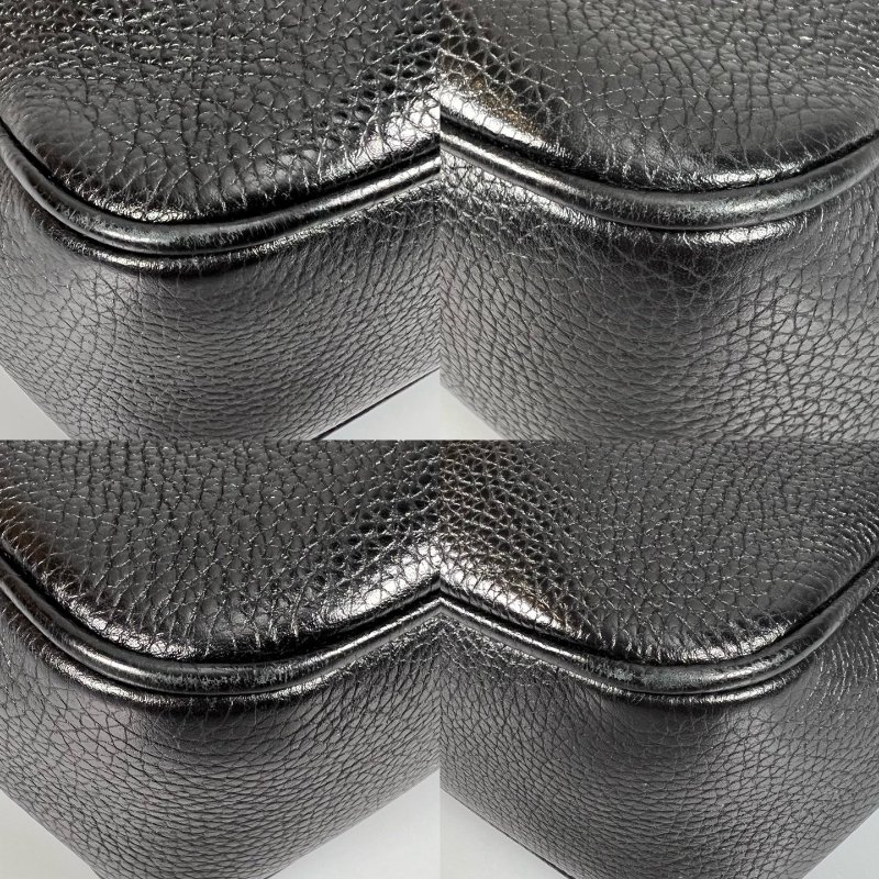 GUCCI 308364 黑皮革SOHO相機包-10