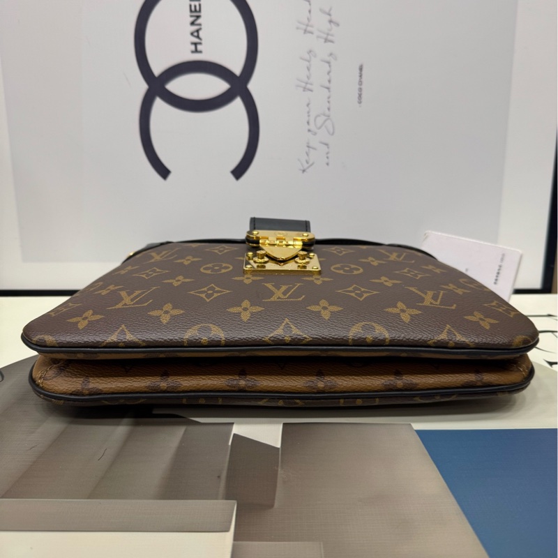 LV 老花新款twinny 牛角包 芯片款 肩带×2-4