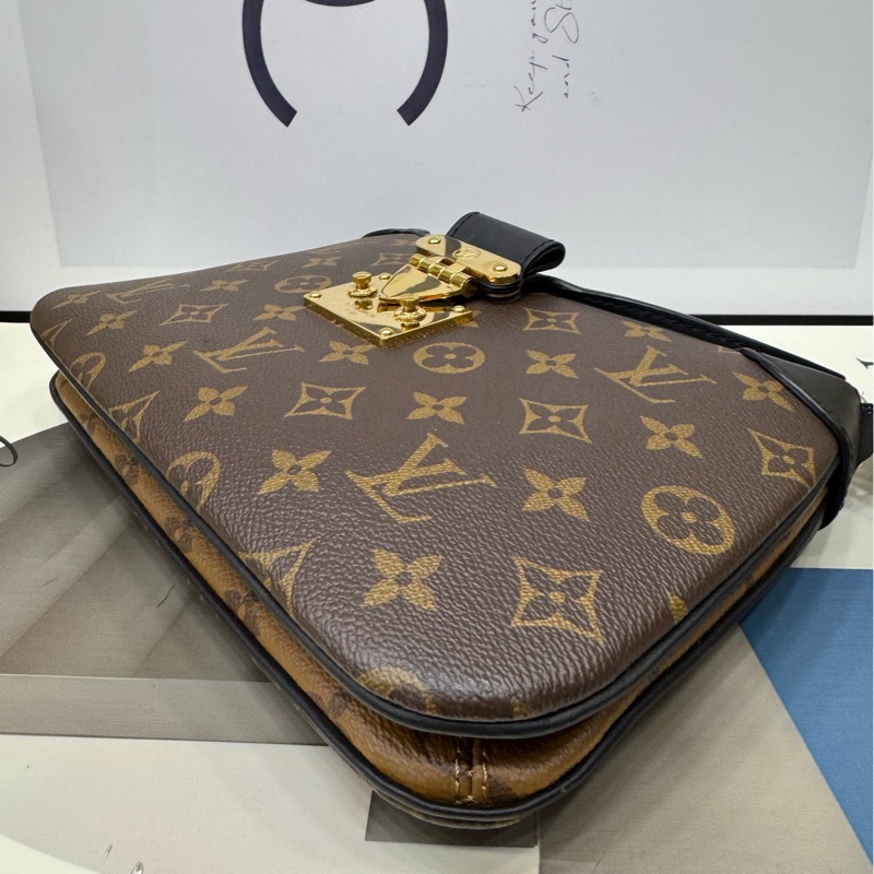 LV 老花新款twinny 牛角包 芯片款 肩带×2-5