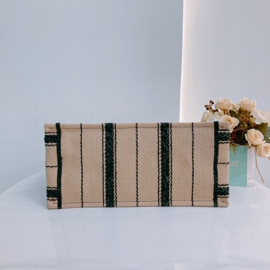 MS0455 Christian Dior 迪奧 季節限定款 托特包 中號Book Tote Medium Canvas Beige x Black-4