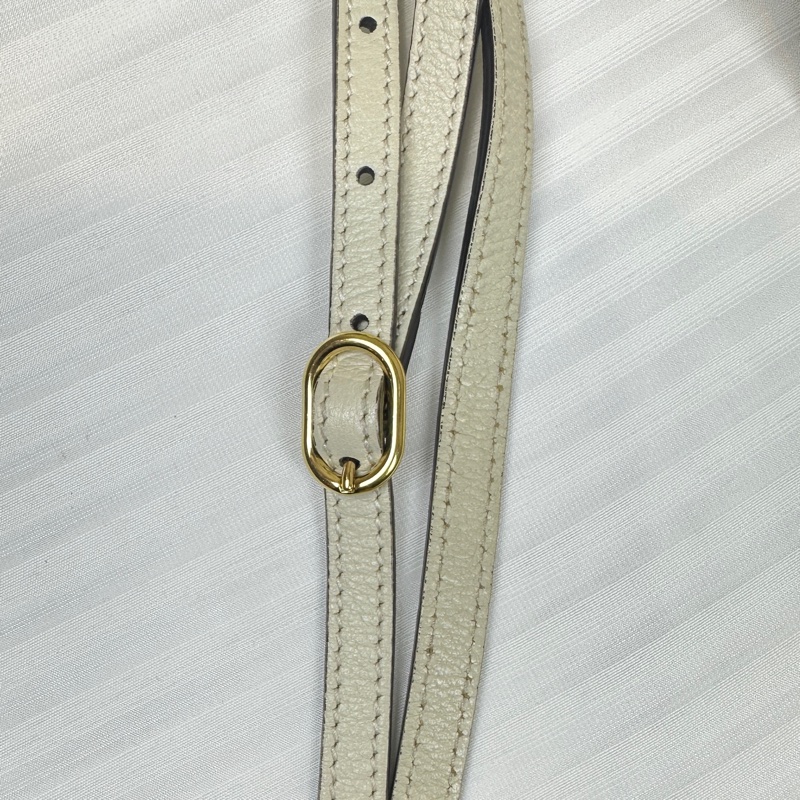 古馳/Gucci Ophidia GG Mini Bucket 金扣塗層帆布米色斜背袋水桶包16x11x19cm-14