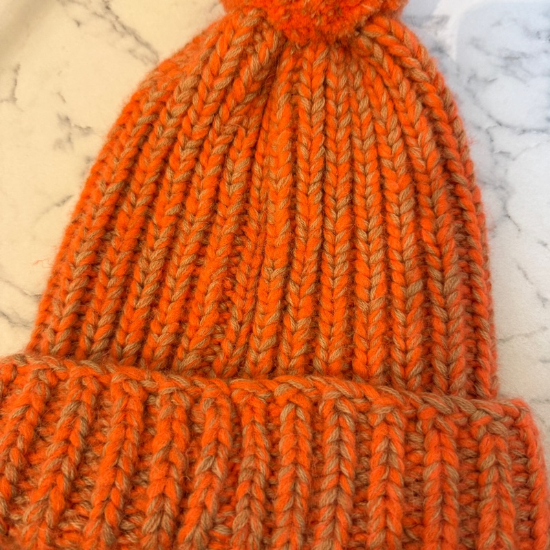 Moncler 橘色 毛帽❤️-3