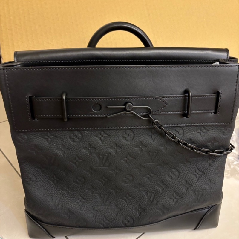 👜 Louis Vuitton Steamer PM｜黑色 Taurillon 皮-2