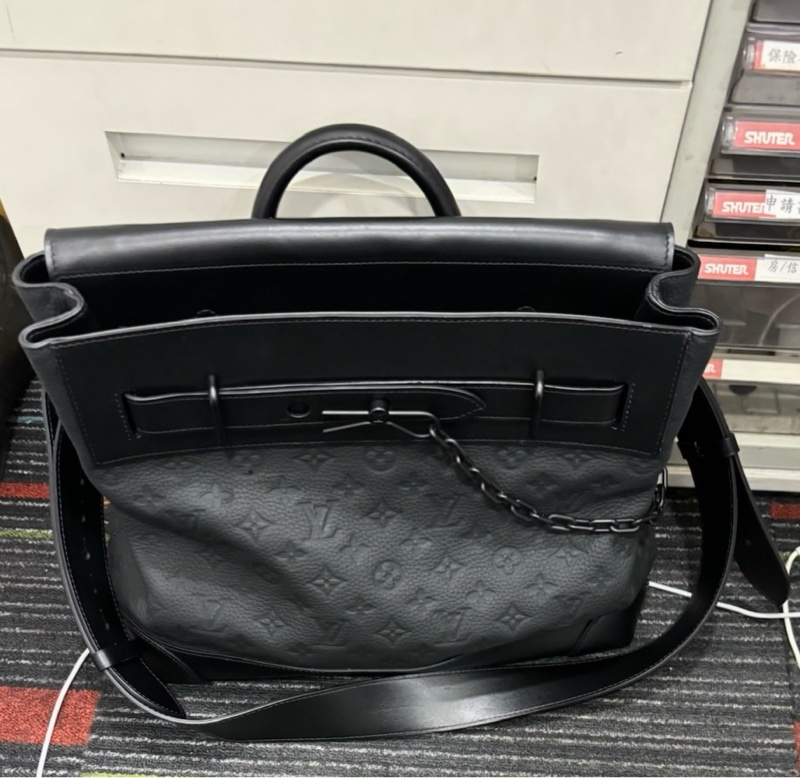 👜 Louis Vuitton Steamer PM｜黑色 Taurillon 皮-3