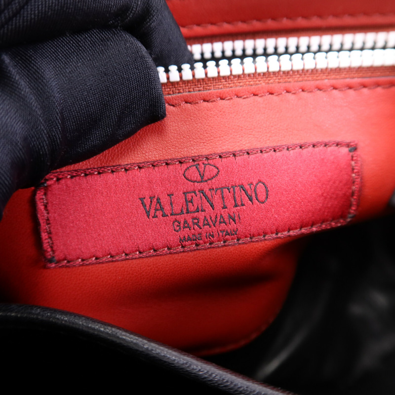 Valentino 皮革2 Way Shoulder Bag鏈帶手挽肩背兩用袋-5