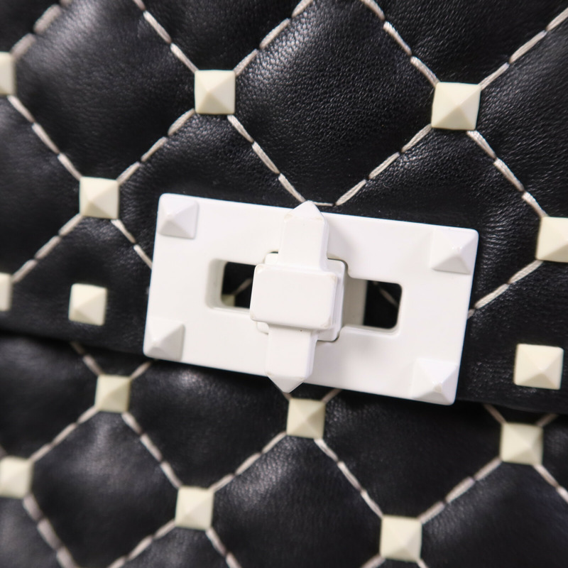 Valentino 皮革2 Way Shoulder Bag鏈帶手挽肩背兩用袋-6