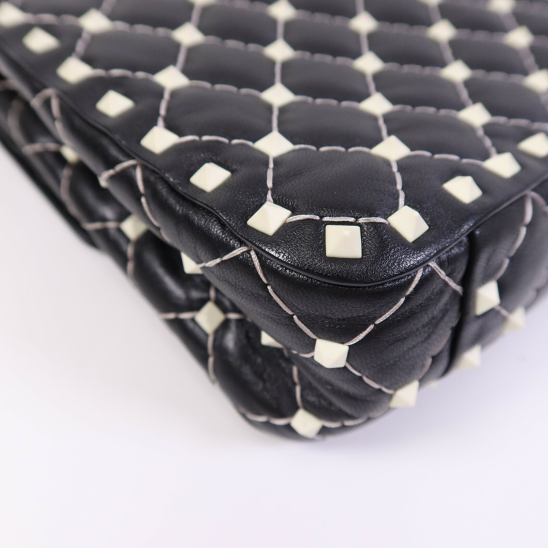 Valentino 皮革2 Way Shoulder Bag鏈帶手挽肩背兩用袋-13