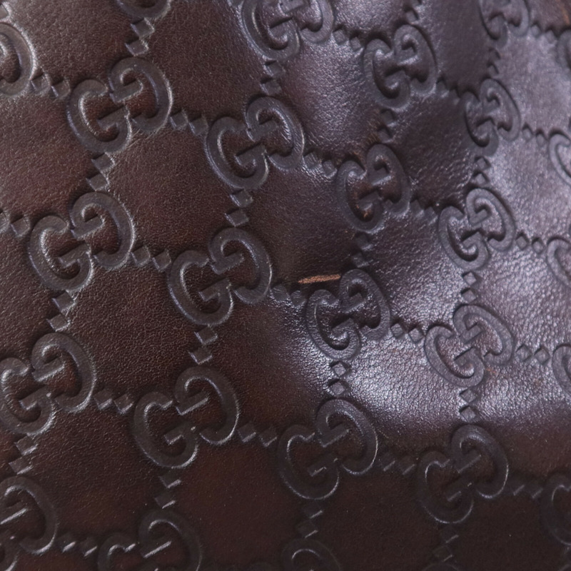 GUCCI 牛皮皮革Shoulder Bag銀扣肩背袋-16