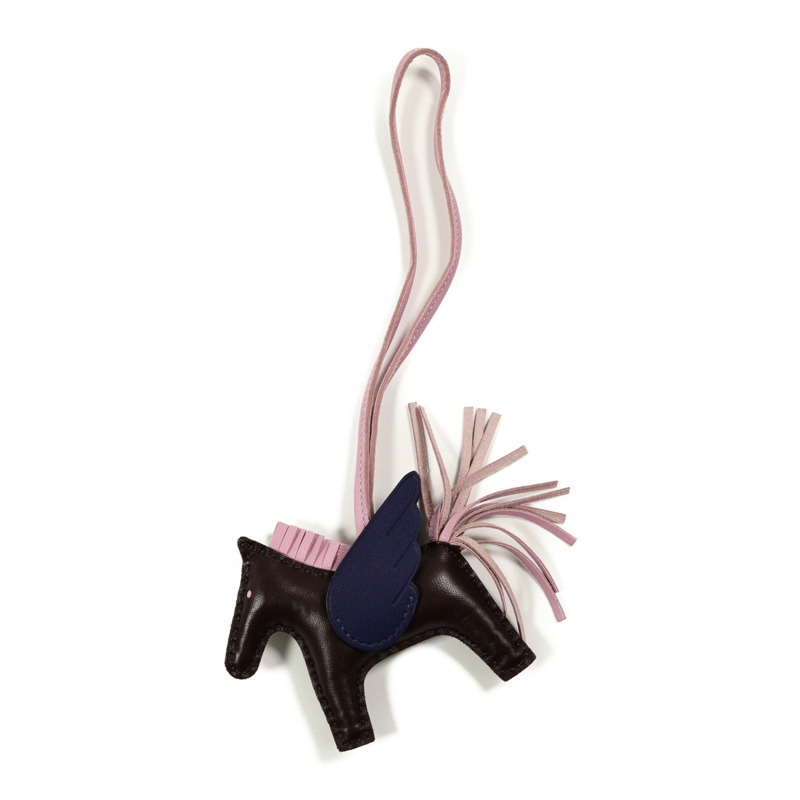 HERMES Milo皮革Rodeo Pegase PM掛飾-2