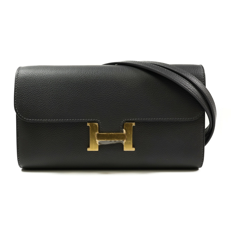 HERMES Evercolor皮革Constance To Go金扣肩背袋-0