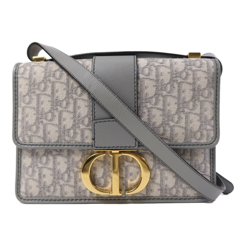 Dior 帆布Montaigne 30金扣肩背袋-0