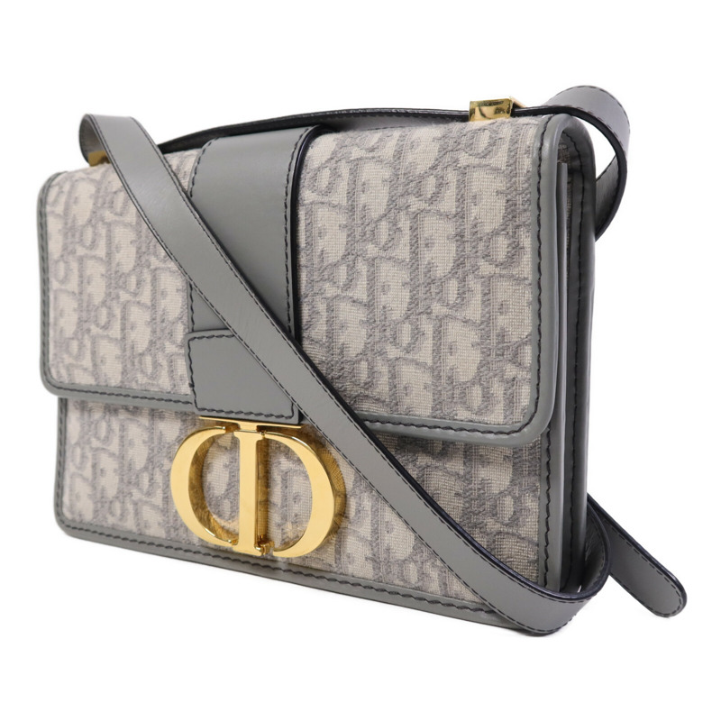 Dior 帆布Montaigne 30金扣肩背袋-2