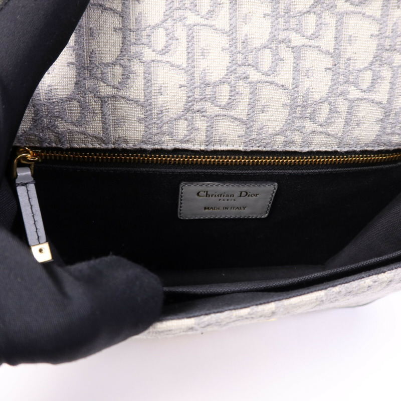 Dior 帆布Montaigne 30金扣肩背袋-4