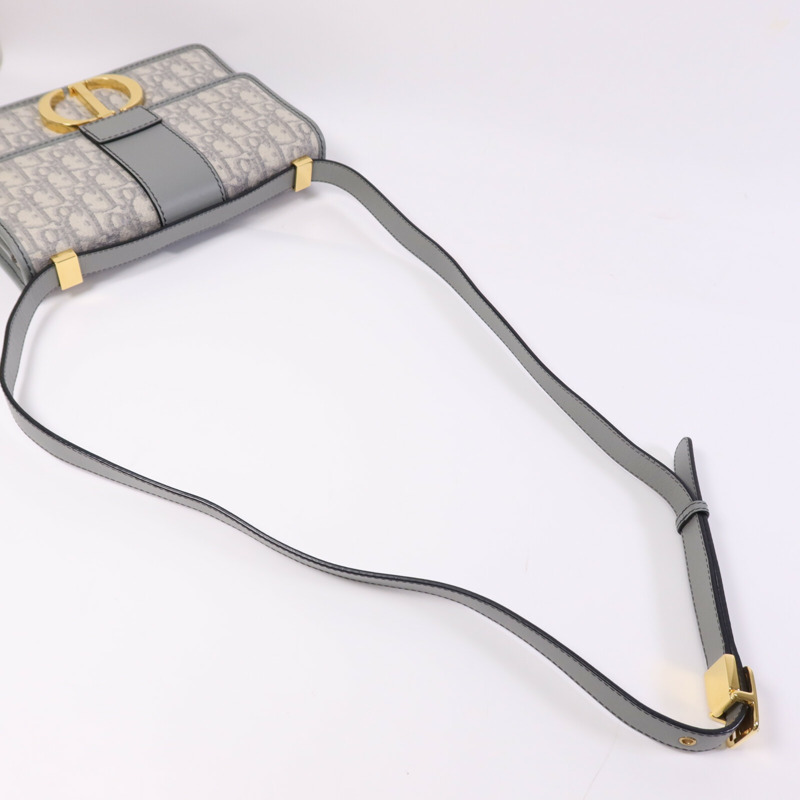 Dior 帆布Montaigne 30金扣肩背袋-8