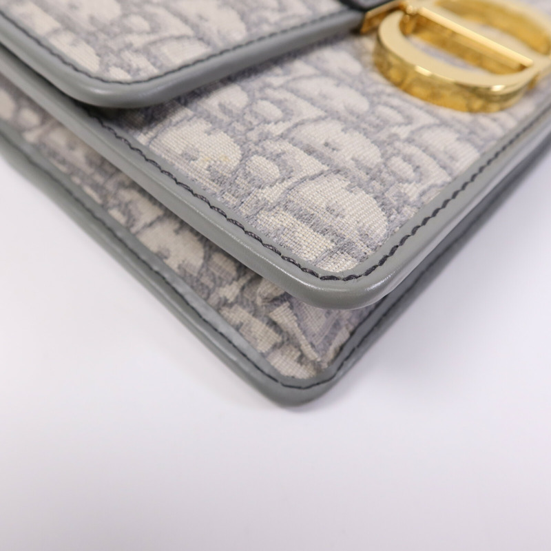 Dior 帆布Montaigne 30金扣肩背袋-10