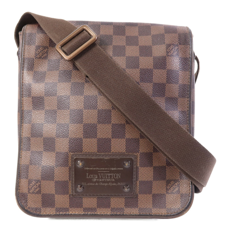 LOUIS VUITTON Damier Brooklyn PM肩背袋-0
