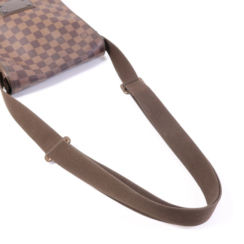 LOUIS VUITTON Damier Brooklyn PM肩背袋-7