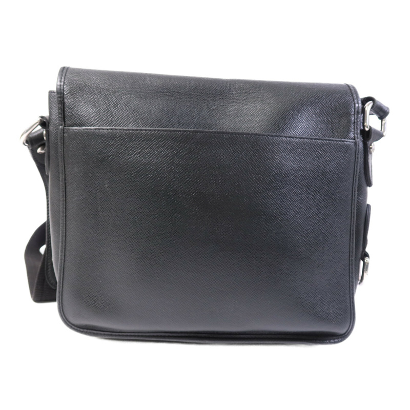 LOUIS VUITTON Taiga皮革Andrei銀扣肩背袋-1