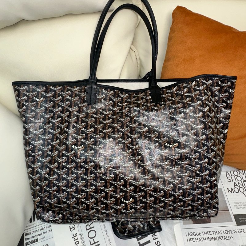 Goyard Saint Louis Tote Bag 黑色-2