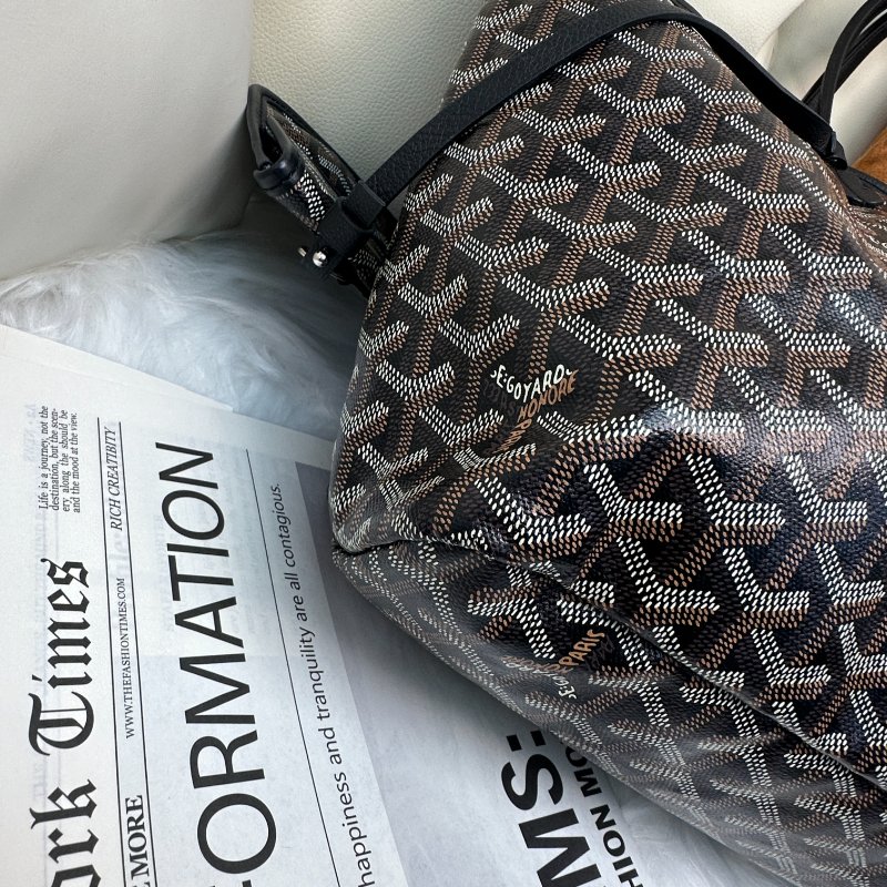 Goyard Saint Louis Tote Bag 黑色-4