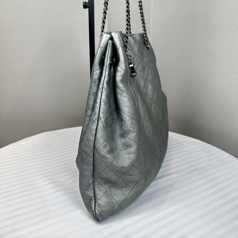 香奈兒/Chanel 金屬色單肩tote托特包 36x1.5x28cm-2