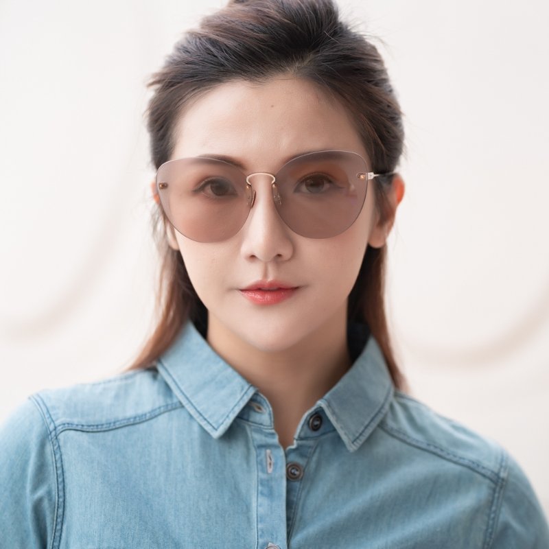 Salvatore Ferragamo 太陽眼鏡(金色)-5