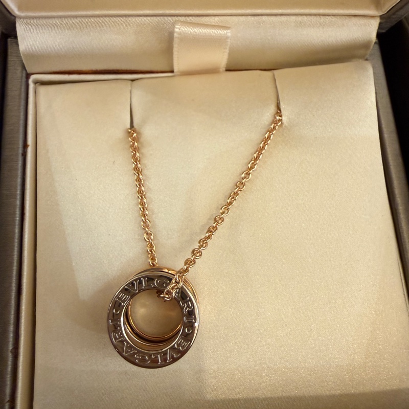 寶格麗三色項鏈專櫃買10幾萬-3