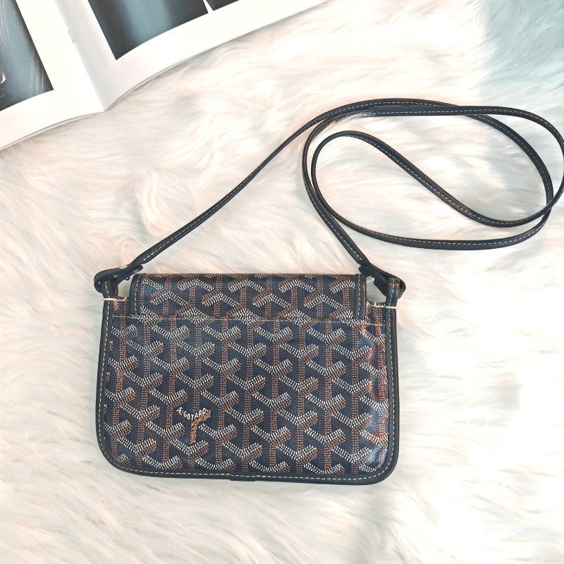 Goyard 藍色老花 信封包-1