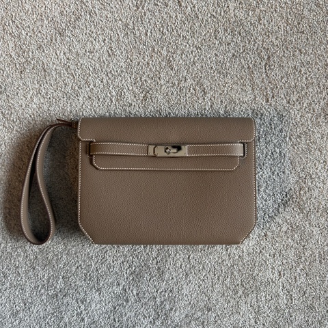 Hermès Kelly Dépêches 25 Étoupe