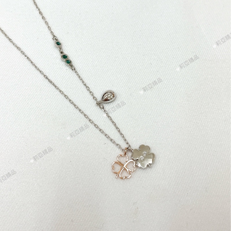 莉亞精品♡ 施華洛世奇 四葉草 項鍊 二手-5