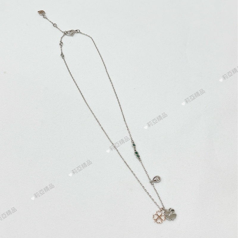 莉亞精品♡ 施華洛世奇 四葉草 項鍊 二手-6