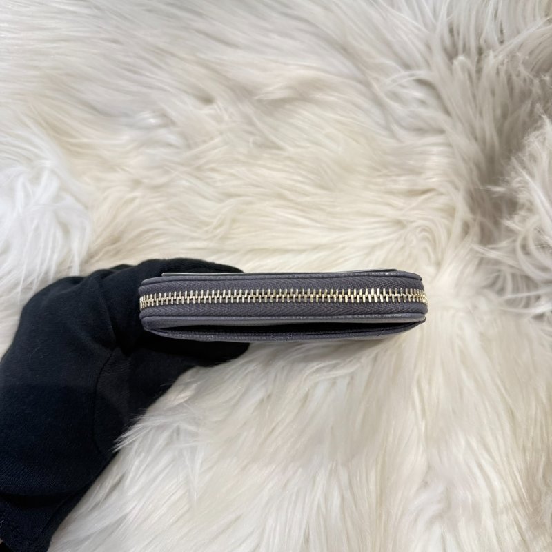 全新 香奈兒 灰色吐司卡包-2