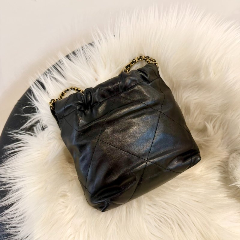 香奈兒 22 mini垃圾袋 (白logo)-2