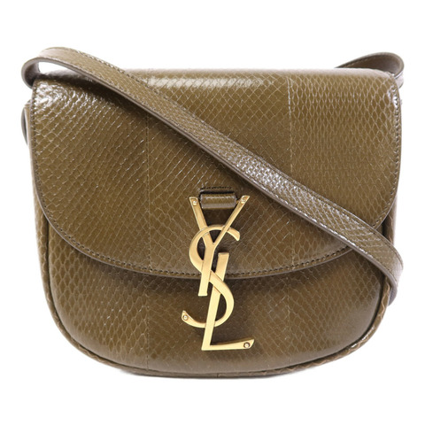SAINT LAURENT 牛皮皮革Kaia Crossbody Bag金扣肩背袋