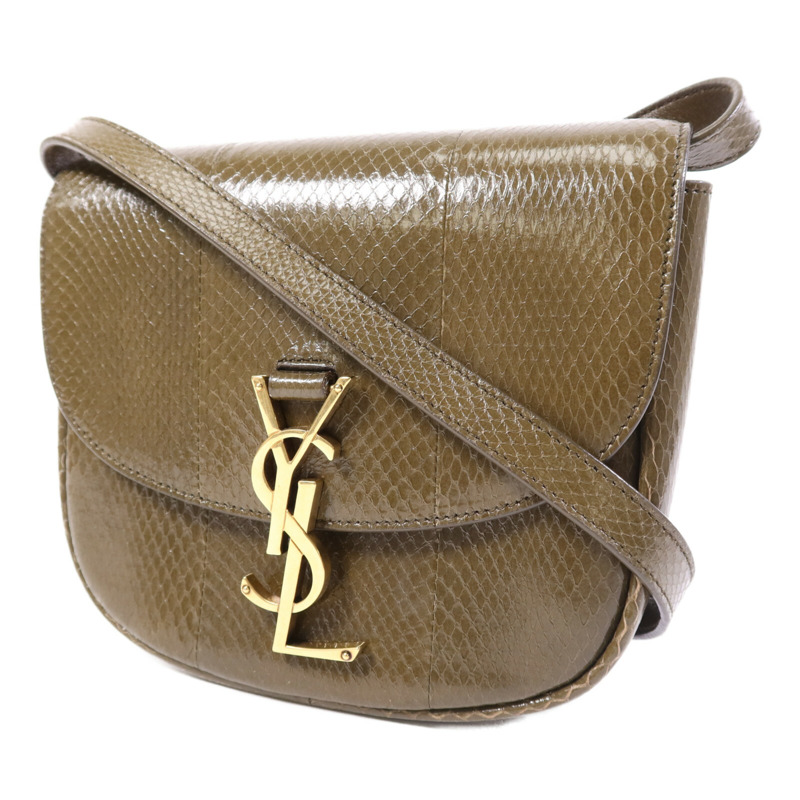 SAINT LAURENT 牛皮皮革Kaia Crossbody Bag金扣肩背袋-2