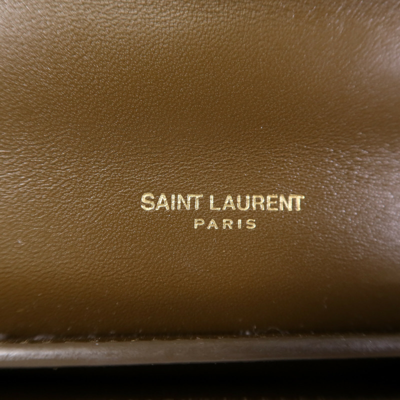 SAINT LAURENT 牛皮皮革Kaia Crossbody Bag金扣肩背袋-5