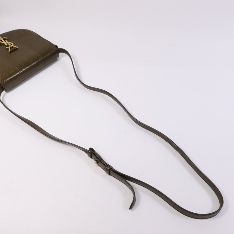 SAINT LAURENT 牛皮皮革Kaia Crossbody Bag金扣肩背袋-8