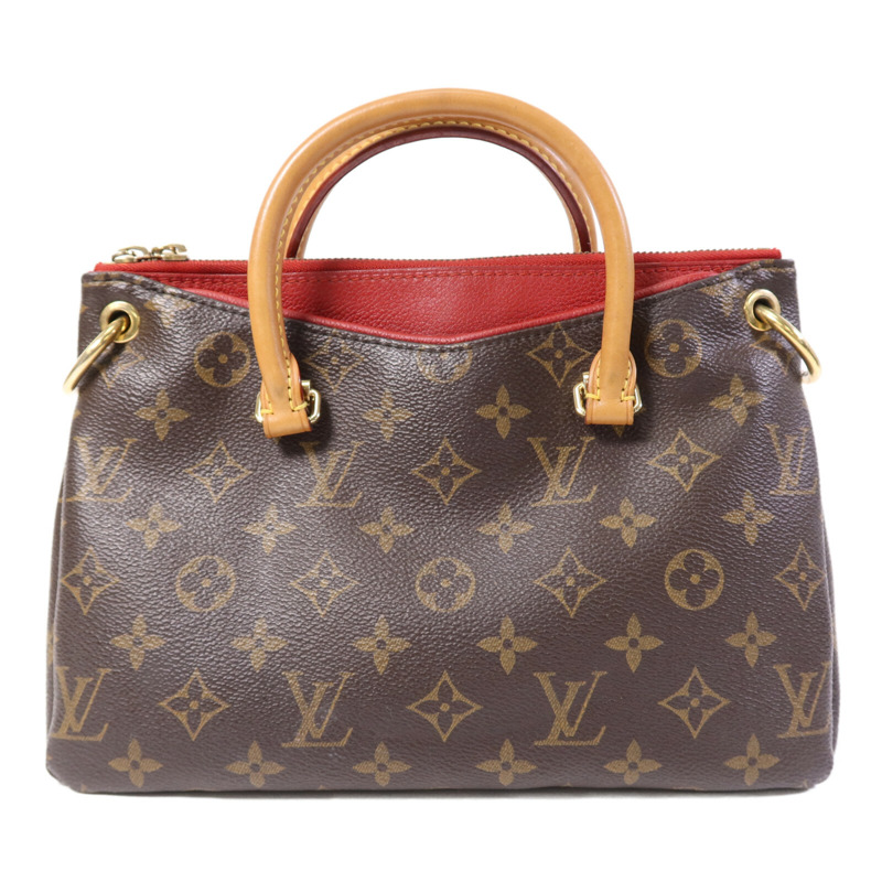 LOUIS VUITTON Monogram Pallas BB金扣手挽肩背兩用袋-1