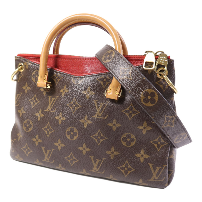 LOUIS VUITTON Monogram Pallas BB金扣手挽肩背兩用袋-2