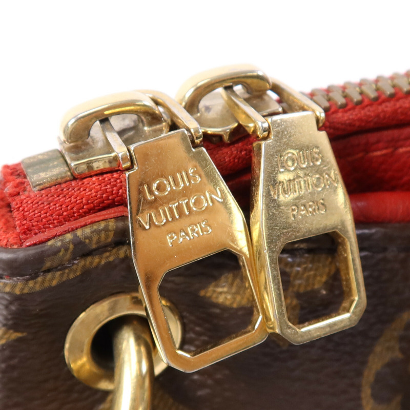 LOUIS VUITTON Monogram Pallas BB金扣手挽肩背兩用袋-6