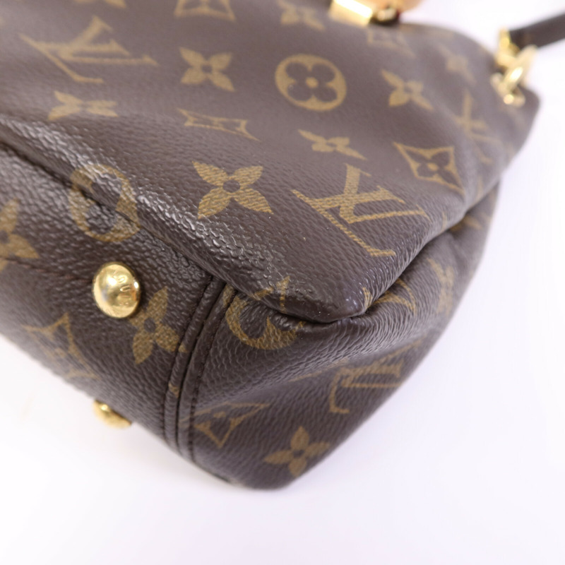 LOUIS VUITTON Monogram Pallas BB金扣手挽肩背兩用袋-9