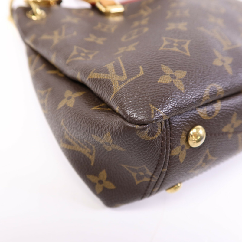 LOUIS VUITTON Monogram Pallas BB金扣手挽肩背兩用袋-10