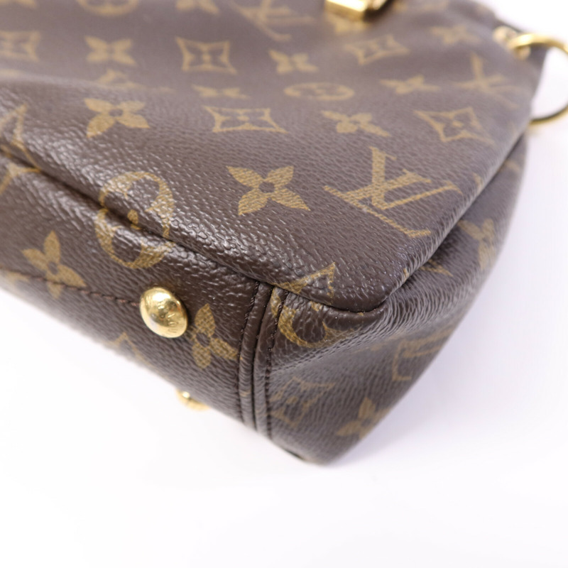 LOUIS VUITTON Monogram Pallas BB金扣手挽肩背兩用袋-11